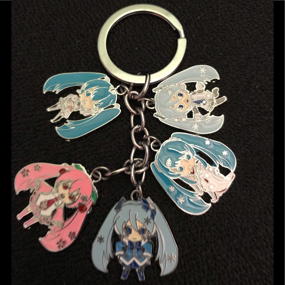 Chibi 5 Figure Keyring